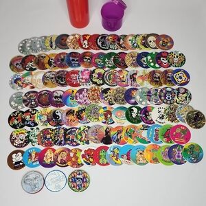 100+ Pogs 3 Slammers 90s Toys